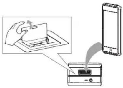 Tevion RWI222 - iPod auf die Halterung setzen und starten - 1