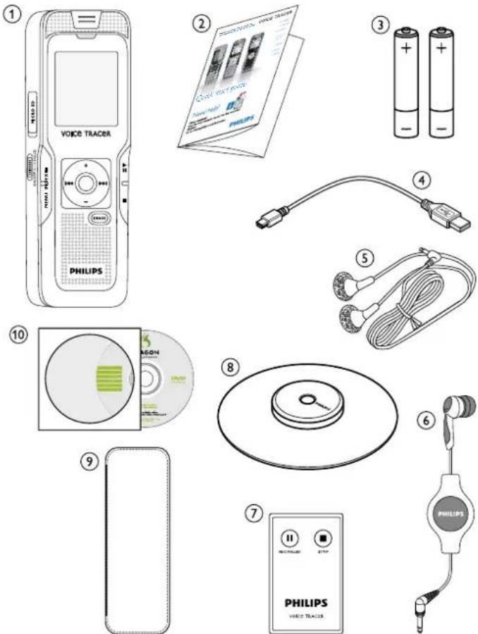 PHILIPS Voice Tracer DVT3100 - Hinweis - 1