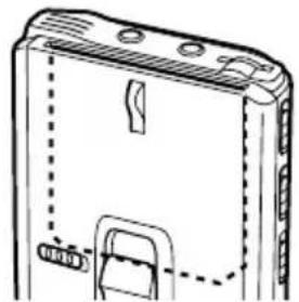 OLYMPUS DS-3000 - SmartMedia inserted fully into the slot - 1