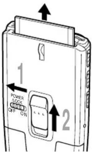 1 POWER LOCK OFF ON 2