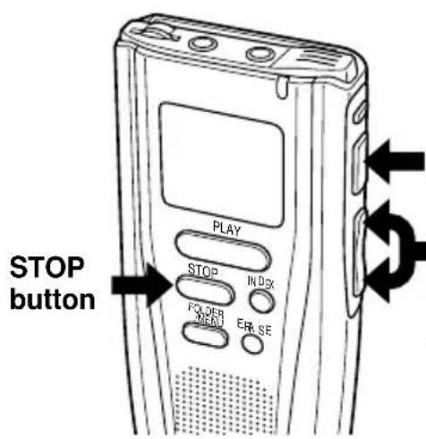 PLAY STOP IN DSX FOODER MINT ER SE STOP button