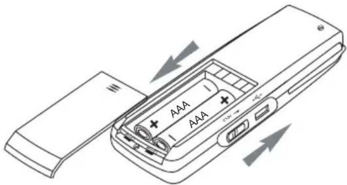AUDIOLINE VR500 - FITTING BATTERIES - 1
