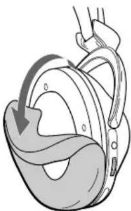 SONY MDR-RF875RK - Replacing the ear pads - 1