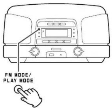 FM MODE/ PLAY MODE
