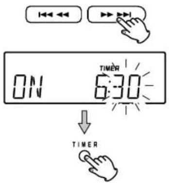 ON 6:30 TIMER TIMER