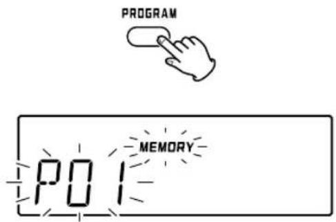 PROGRAM P01 MEMORY
