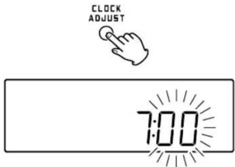 CLOCK ADJUST 7:00