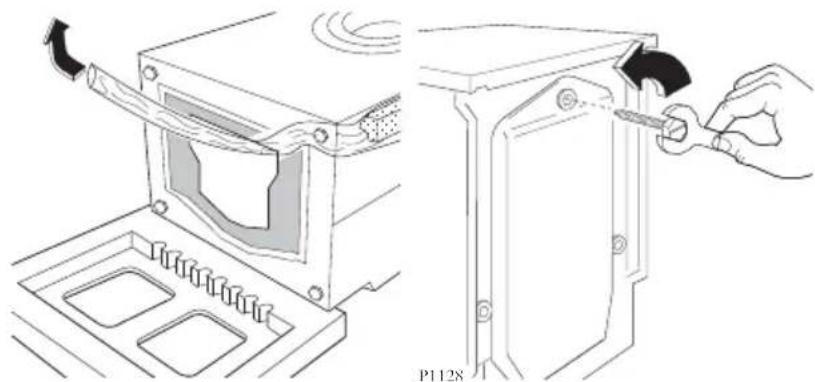 AEG Lavamat L 60610 - Entfernen der Transportsicherung - 9