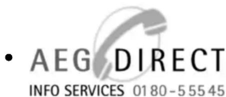 • AEG DIRECT INFO SERVICES 0180-55545