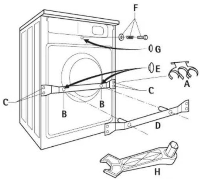 AEG Lavamat Diamant E - Transportsicherung entfernen - 1