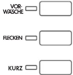 VOR- WÄSCHE FLECKEN KURZ