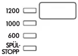 1200 1000 600 SPÜL- STOPP