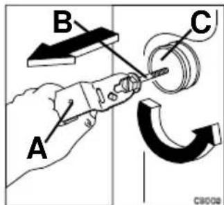 A B C