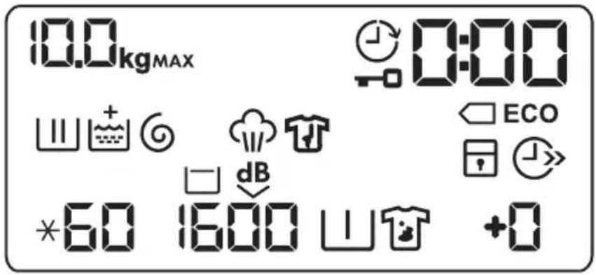 10.0kgMAX 0:00 ECO dB *60 1600 +0