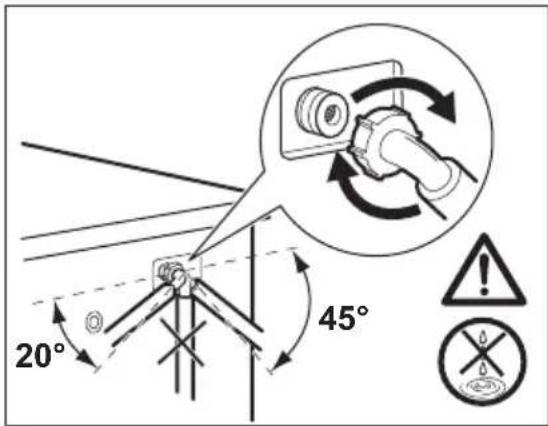 20° 45°
