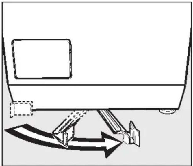 MIELE W 287 - Hebel links = während dem Waschen - 1