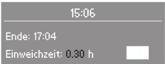 15:06 Ende: 17:04 Einweichzeit: 0.30 h