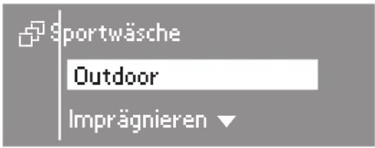 Sportwäsche Outdoor Imprägnieren
