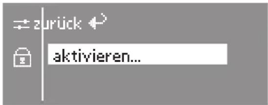 zurück aktivieren...