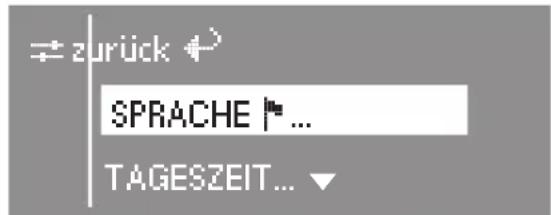 zurück SPRACHE | TAGESZEIT...