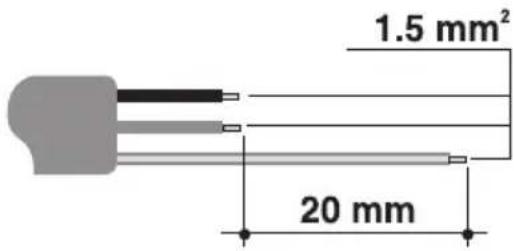 1.5 mm² 20 mm