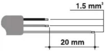 1.5 mm² 20 mm