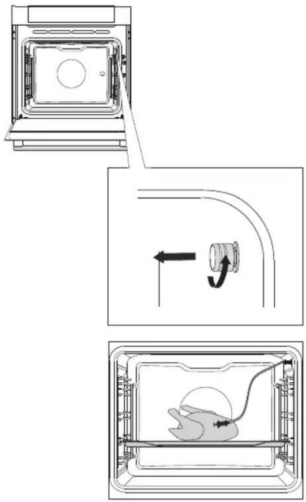 GORENJE BOP747S32 - Braten mit der Fleischsonde (abhängig vom Modell) - 1