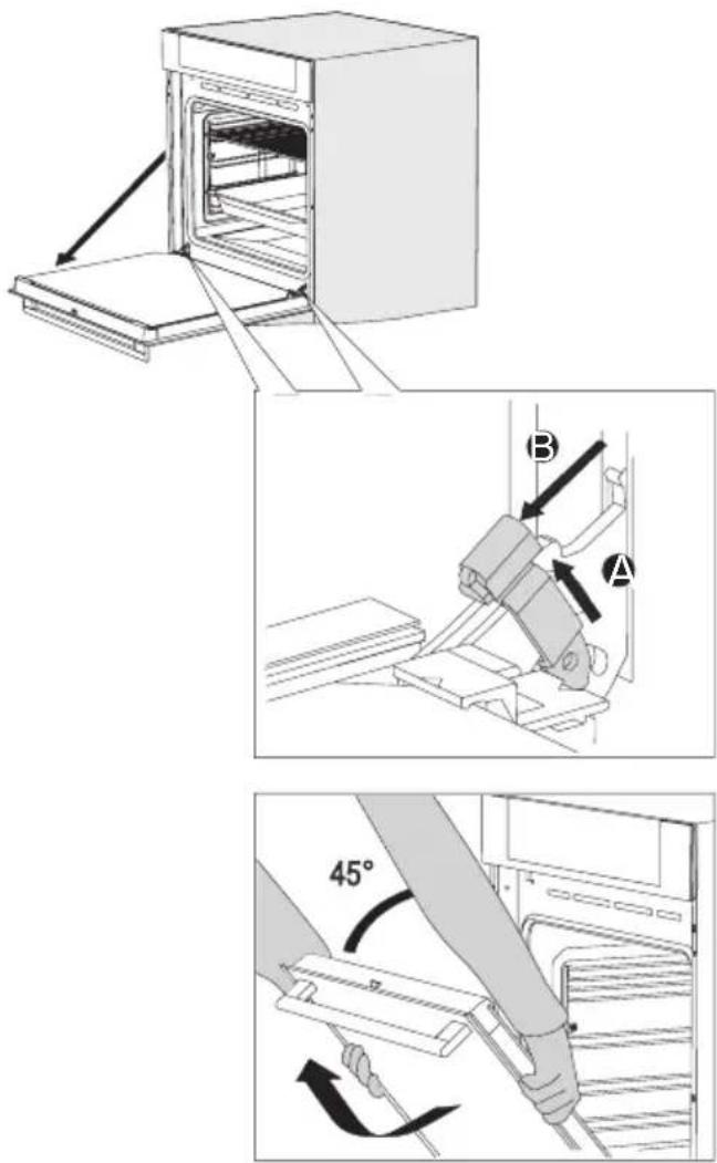 GORENJE BOP799S51 - AUSHÄNGEN UND WIEDEREINSETZEN DER BACKOFENTÜR - 1