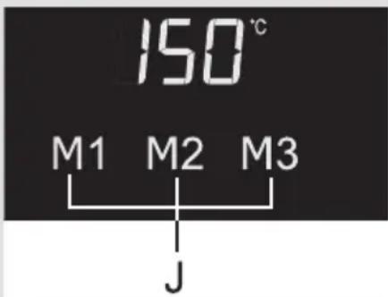150°C M1 M2 M3 J