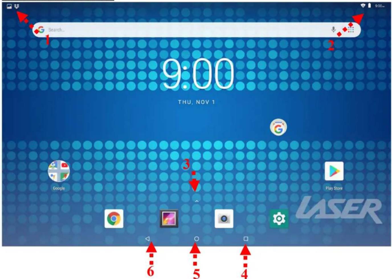 Laser MID-787 - LOCK / UNLOCK - 1