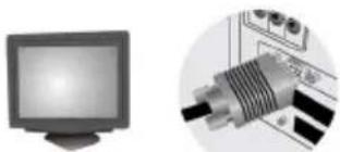 ECS H61H2-MV-DVI - Step 8: Connecting ports on the case: - 4