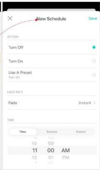 TP-LINK KL125P4 - Add Schedules - 2