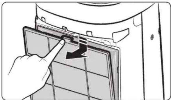 SAMSUNG AX34T3020WW - STEP 1 Open the cover front - 1