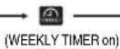 MITSUBISHI Avanti SRK13YSA-W - Press the WEEKLY button. - 1