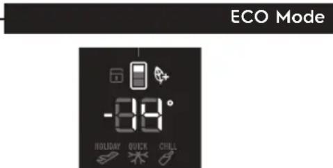ECO Mode -89° HOLIDAY QUICK CHILL