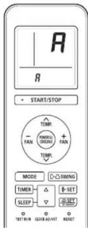 A R • START/STOP TEMP. - FAN + PWM/0.0Ω/0.0Ω FAN TEMP. MODE D-SWING TIMER △ SET SLEEP ▼ RESET SET HW CLOCK AD/WH RESET