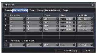 Q-See QT848 - Record Bitrate Tab - 2