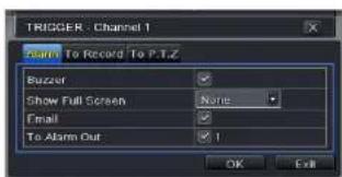 Q-See QT848 - Alarm Handling Tab - 2
