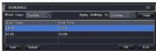Q-See QT848 - Schedule Tab - 2