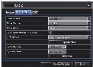 Q-See QT848 - Date & Time Tab - 2