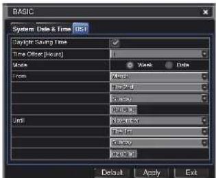 Q-See QT848 - DST Tab - 1