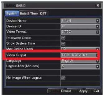 Q-See QT848 - Changing Display Resolution - 1