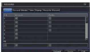 Q-See QT848 - Record Bitrate Tab - 1