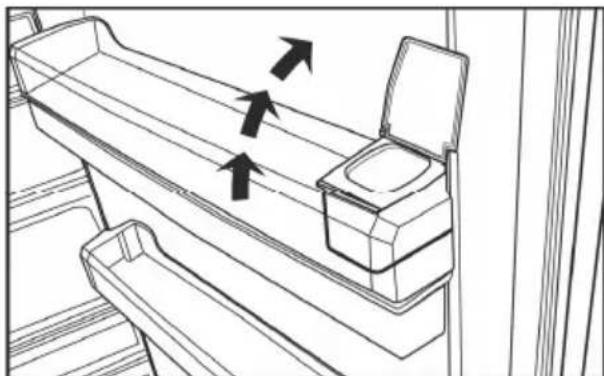 Defy DAC631 - Filling the water dispenser's tank - 2