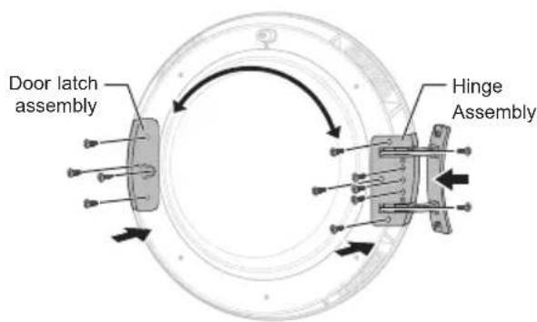 Door latch assembly Hinge Assembly