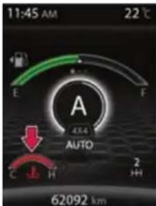 11:45 AM 22 °C E F A 4X4 AUTO C H 2 HH 62092 km