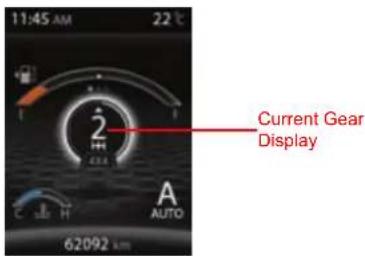 11:45 AM 22 °C Current Gear Display 62092 km A AUTO