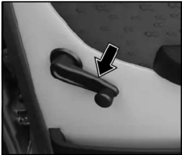 Tata Nano - Manual window winding : - 1