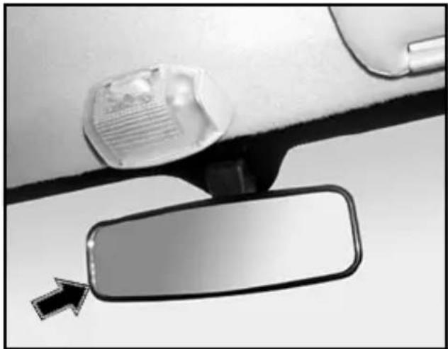 Tata Nano - Inner Rear View Mirror : - 1