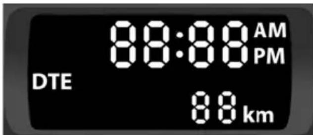 DTE 88:88 AM PM 88 km